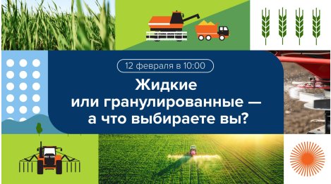 Вебинар "Жидкие или гранулированные — что выбираете вы?"